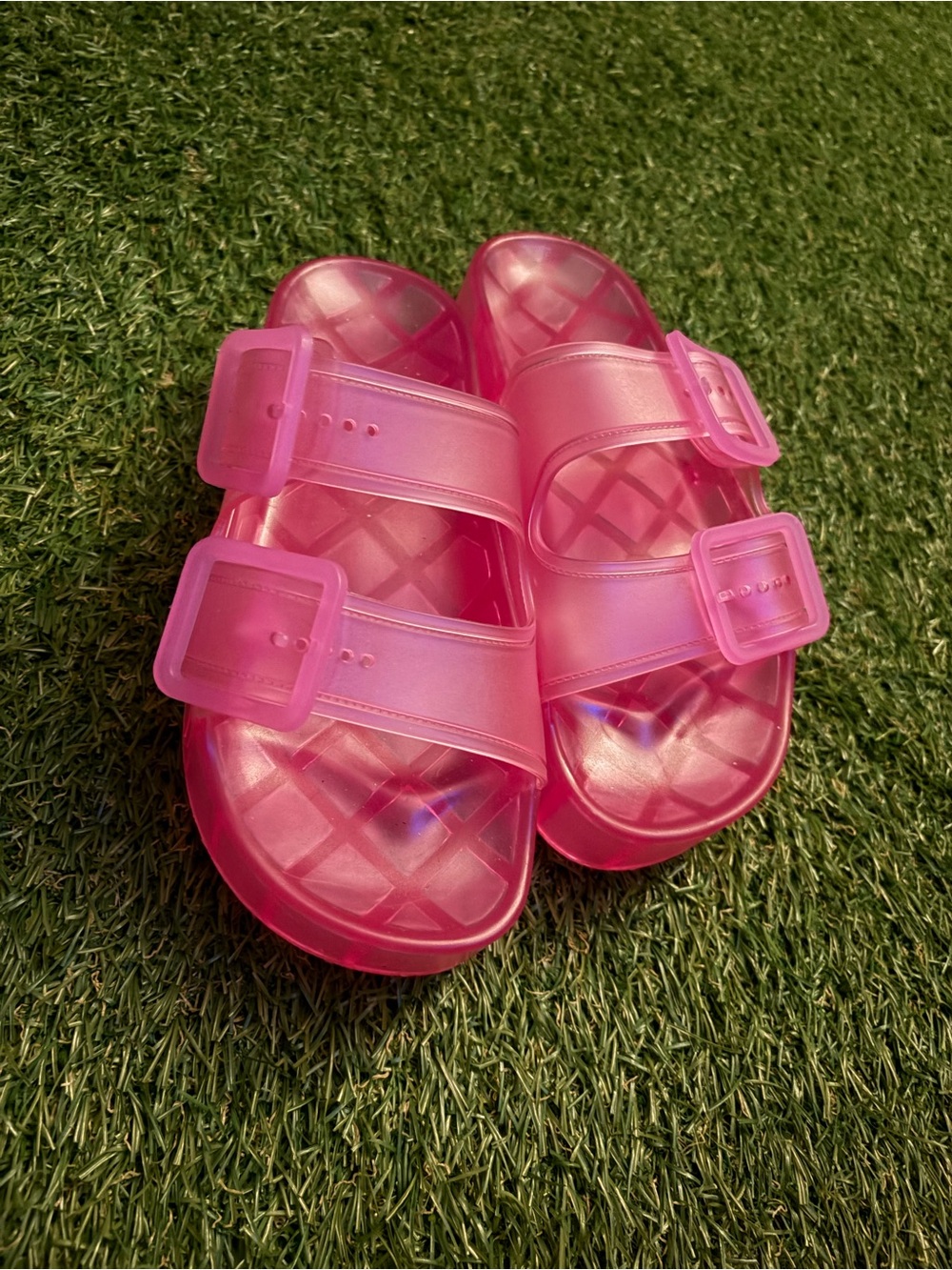 Pink inspired mallicora slides
